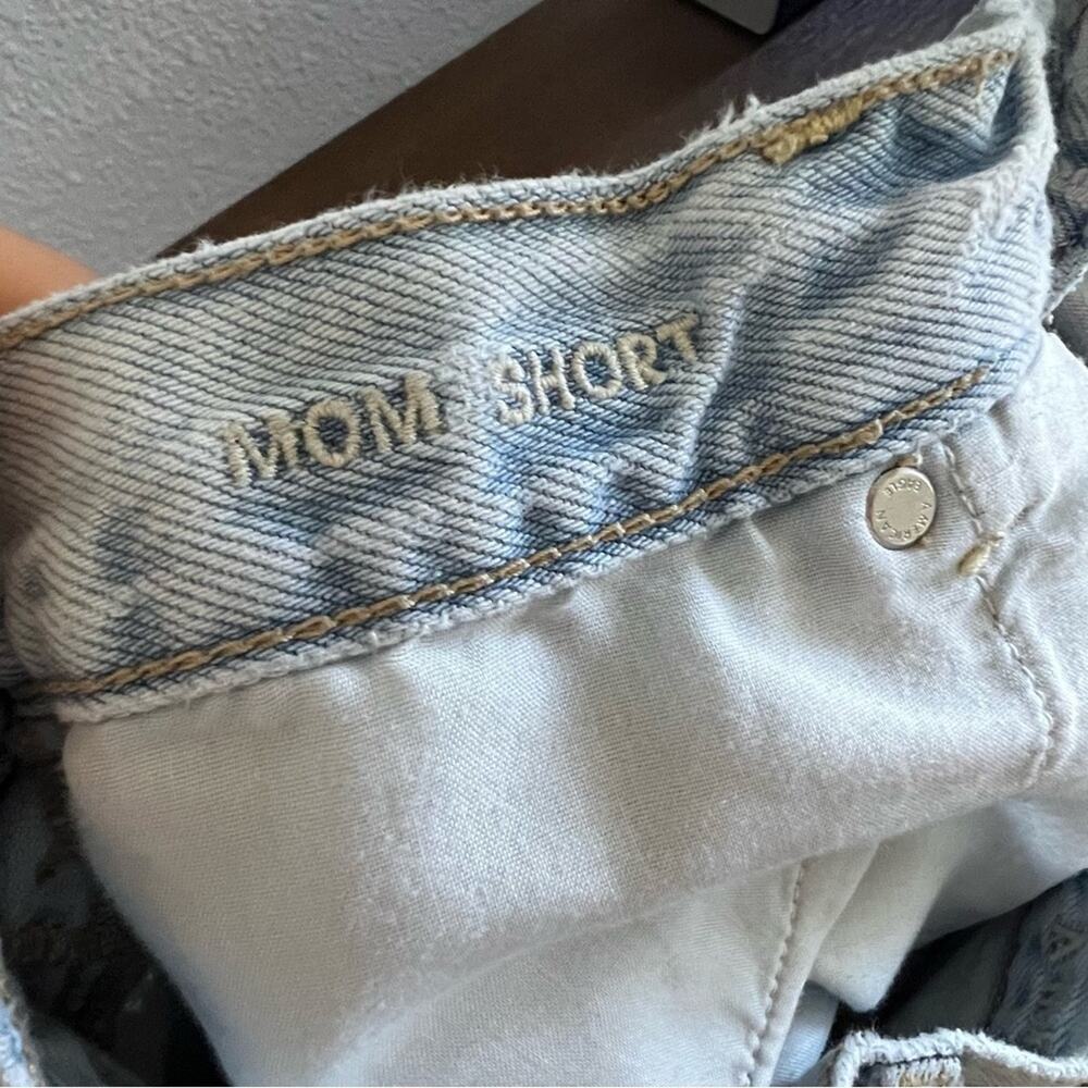American Eagle Mom Short Heavy Distressed Shorts 6 - Picture 9 of 11